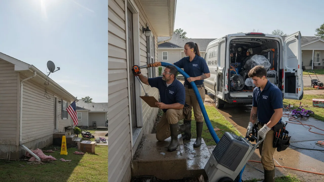 Ceiling Water Damage Restoration in Finland, MN near me